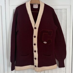 1950s VINTAGE authentic Letterman SWEATER